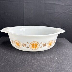 Vintage Pyrex Town & Country 043 1.5 Quart Oval Casserole Dish